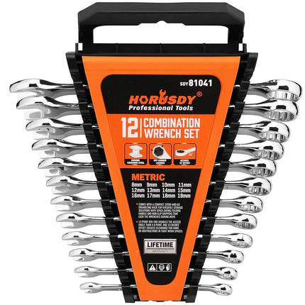 HORUSDY 12-Piece Metric Combination Spanner Set – 