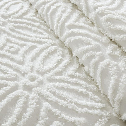 Beatrice Home Fashions Wedding Ring Chenille Bedspread, Queen