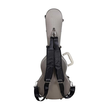 Crossrock Ukulele Hard Case, fits Baritone Ukulele, Super Lightweight ABS Molded, in Champagne (CRA860BUCH)