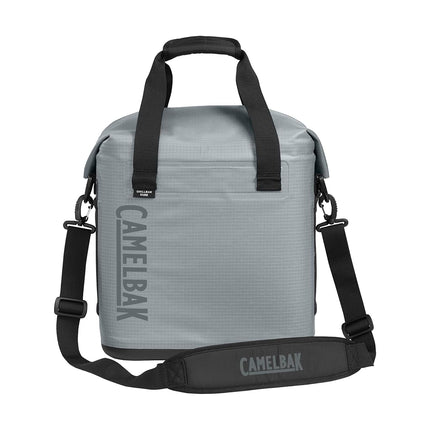CamelBak ChillBak Cube 18 Soft Cooler Backpack with 6L Fusion Group Reservoir, Monument Grey