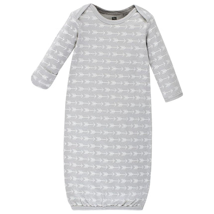Hudson Baby Baby-Girls Cotton Gowns, Unisex Moose, 0-6 Months