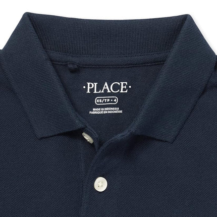The Children's Place Boys Multipack Short Sleeve Pique Polo, Nautico, XXL