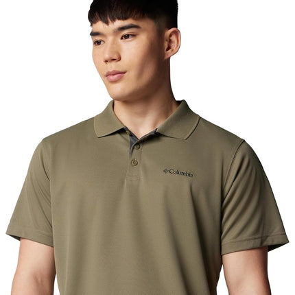 Columbia Men's Utilizer Short Sleeve Polo, Stone Green, 3X Tall