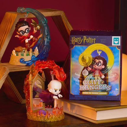 Just Play HAPPY HAUL Harry Potter™ Cliff Hangers Hover Figures Assortment, Surprise Collectible Toy Figure in Blind Box with Display Stand, 5 cm Tall, Short-Run Drop, Ages 8 and up