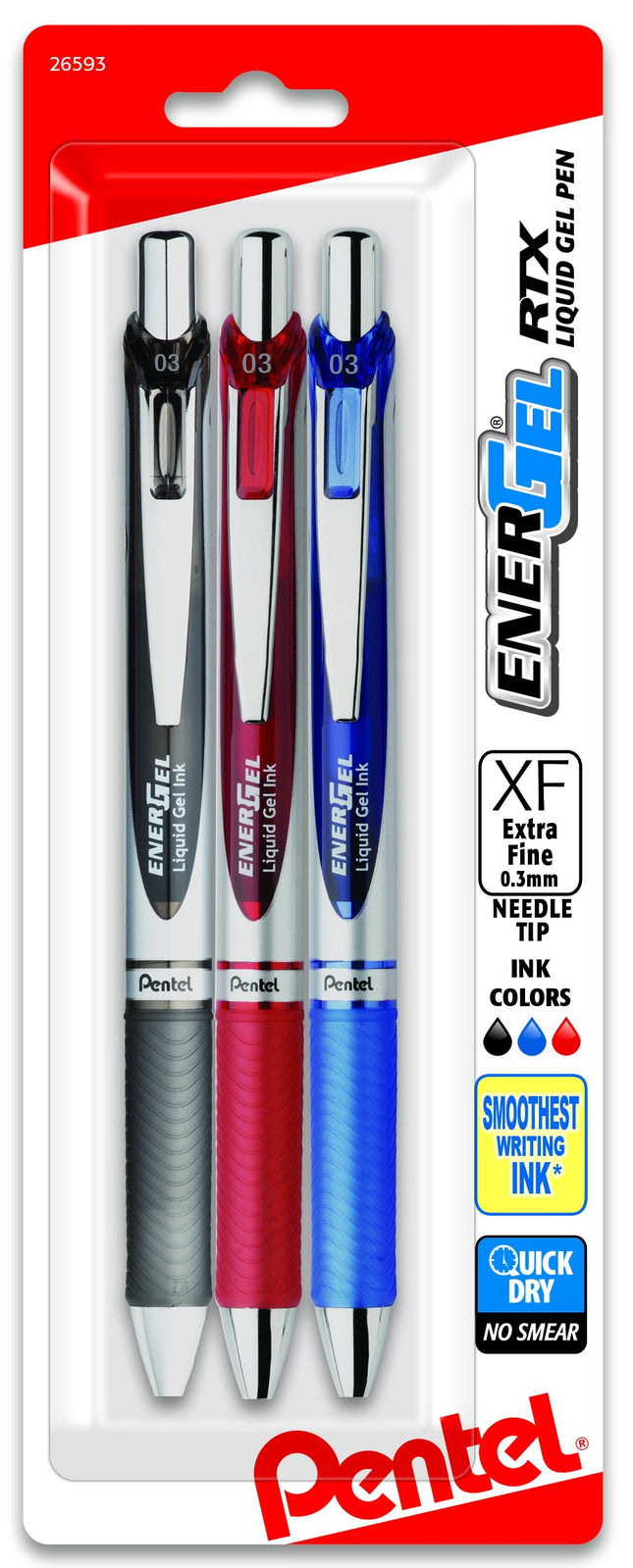 Pentel EnerGel RTX Retractable Liquid Gel Pen, (0.