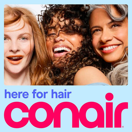 Conair 2-in-1 Double Ceramic Lightweight Hot Air Brush, Smooth Results for All Hair Types, More Shine and Less Frizz, Hair Styler