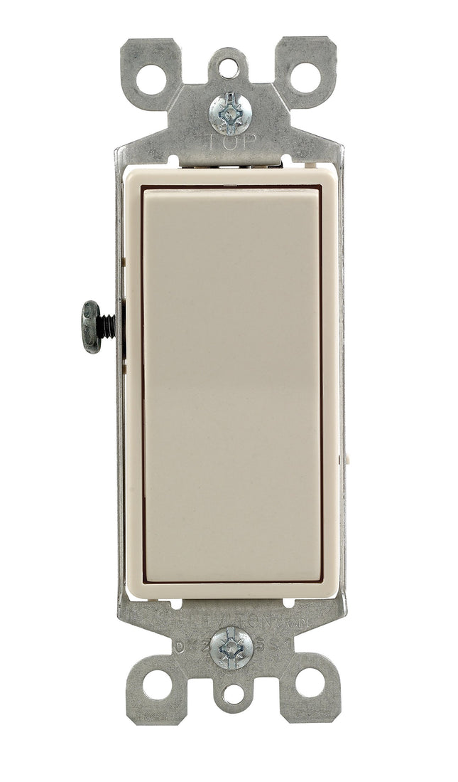 Leviton 5601-2TM 15 Amp, 120/277V, Decora Rocker S