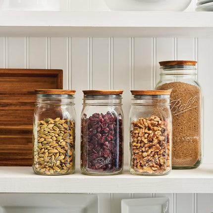 Ball Jar Wooden Storage Lids