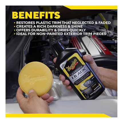 Meguiar's Ultimate Black Plastic Restorer -16oz.