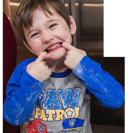 Paw Patrol Marshall Chase Rubble Toddler Boys 2 Pack Long Sleeve T-Shirt Blue 3T