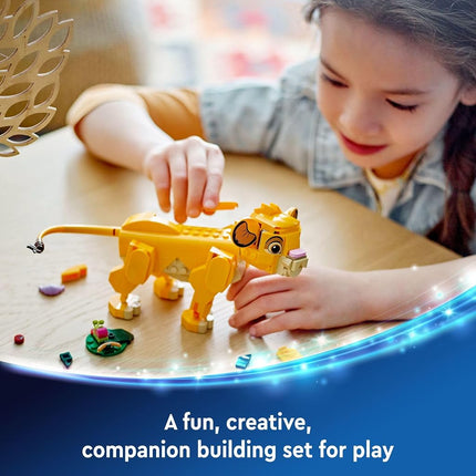 LEGO Disney Simba The Lion King Cub Buildable Construction Playset Figure, Disney Collection Toy for Girls and Boys Ages 6 and Up, 222 Pieces, 43243