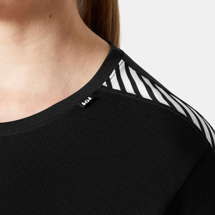 Helly Hansen Women's W HH Lifa Crew, Black, M