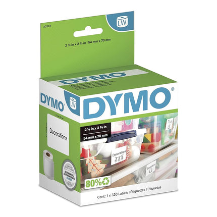 DYMO 30324 printer label - printer labels (White, 2.125" - 2.75")