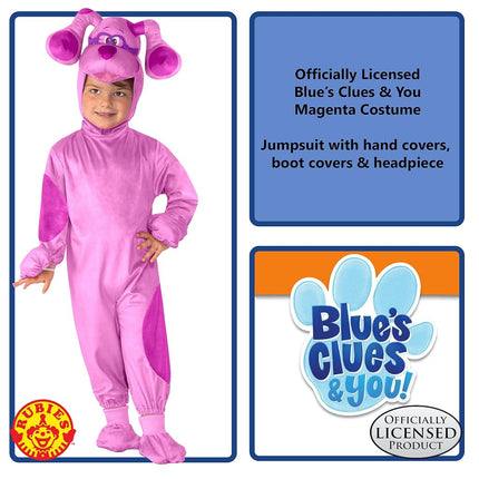 Rubie's Baby/Toddler Blue's Clues and You Magenta Costume, As Shown