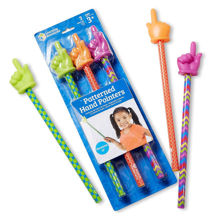 Learning Resources Patterned Hand Pointers