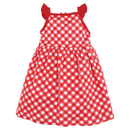 Hudson Baby Baby Girls' Cotton Dresses, Farm, 12-18 Months