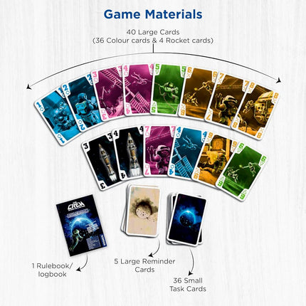 Thames & Kosmos | 691868 | The Crew: The Quest For Planet Nine | Cooperative Trick Taking Game | 50 Different Missions | 3-5 Players | Ages 10+