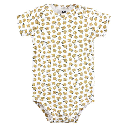 Hudson Baby Unisex Baby Cotton Bodysuits, Hello Beautiful, 9-12 Months