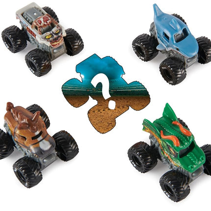 Monster Jam, Official Mini 5-Pack with Mystery Collectible Monster Truck, 1:87 Scale, Kids’ Toys for Boys and Girls Ages 3 and up