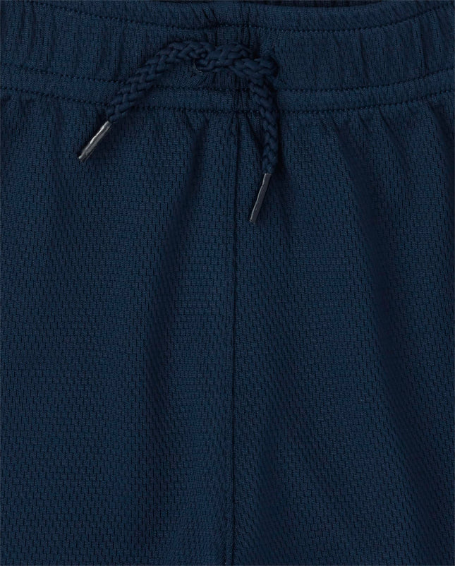 The Children's Place Baby Boys' Athletic and Everyday Shorts, Navy/Gray 2-Pack, 18-24 Months