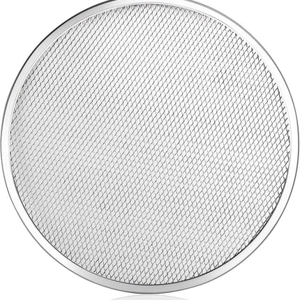 New Star Foodservice 50967 Seamless Aluminum Pizza Screen, Commercial Grade, 14-Inch, Pack of 6