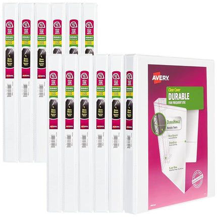 Avery Durable View Binder, 1/2 inch Slant Rings, 1