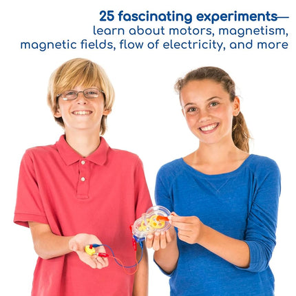 Thames & Kosmos Motors & Generators, Kids Science Kit, Learning Resources About Electric Motors and Electricity, STEM Toys for Science Experiments, Age 8+