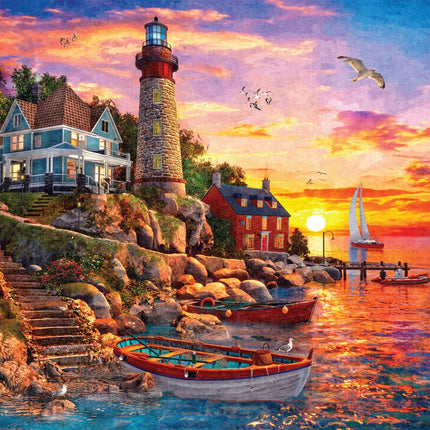 Buffalo Games - Dominic Davison - Sunset at Lighth