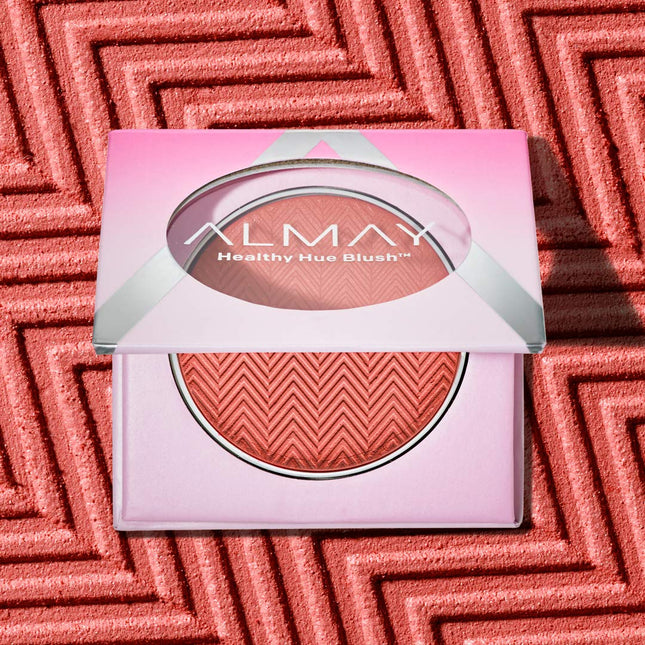 Almay Colorete, Maquillaje Facial, Polvo de Alta Pigmentación, Tono Saludable, Hipoalergénico, 200 So Peachy, 0.32 Oz