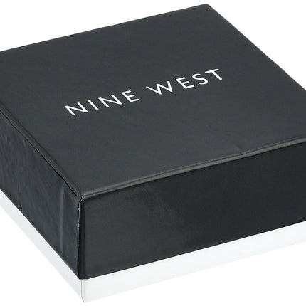Nine West Nw Coffret Cadeau Bracelet Extensible 2 Pièces Ton Argent, Taille Unique, Métal, na