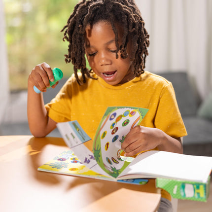 Melissa & Doug Sticker WOW!� Dinosaur and Tiger Bundle: 2 Activity Pads, 2 Sticker Stampers, 600 Stickers