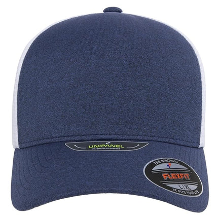 Flexfit Melange Unipanel Trucker Cap, Melange Navy