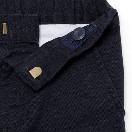 The Children's Place Pantalon chino skinny uniforme bébé garçon, bleu marine, 6-9 mois