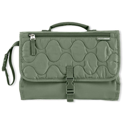Skip Hop Pronto Signature Portable Changing Mat, Dark Sage, Easy Clean and Travel Friendly