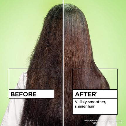 Garnier Fructis Sleek & Shine Anti-Frizz Hair Serum with Argan Oil & Vegan Keratin, Smooths Dry and Frizzy Hair, Humidity Control Styling Treatment, Cruelty Free, 150ml