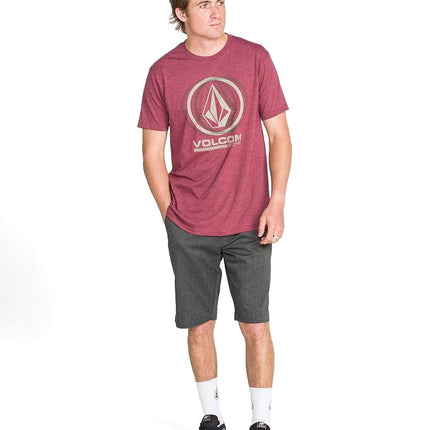 Short Volcom Vmonty Stretch pour homme, Charcoal Heather, 33