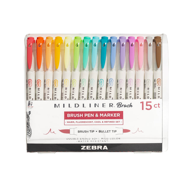 Zebra Pen Dual Tip Highlighter Pens, Pastel Highli