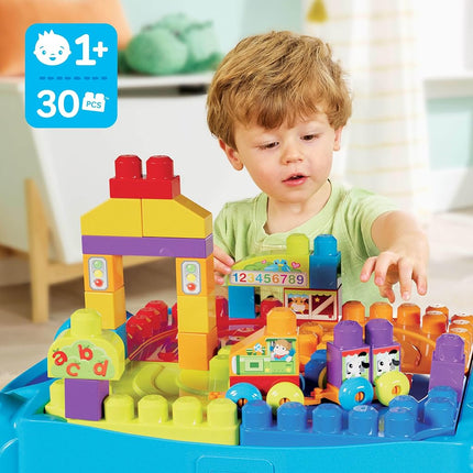 Mega Bloks First Builders Build 'n Learn Table - Amazon Exclusive