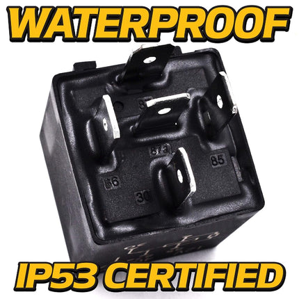 (Lot de 2) Relais étanche HD Switch avec mise à niveau LED remplace John Deere RE68327 310E 410D 500 710D 335 435C 437D 660D 2755 9120 9230 9330 9410 9430 9460 9510 9530 9560 9630 Graisse diélectrique incluse