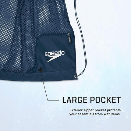Speedo Unisex-Adult Ventilator Mesh Equipment Bag Imperial Blue, One Size
