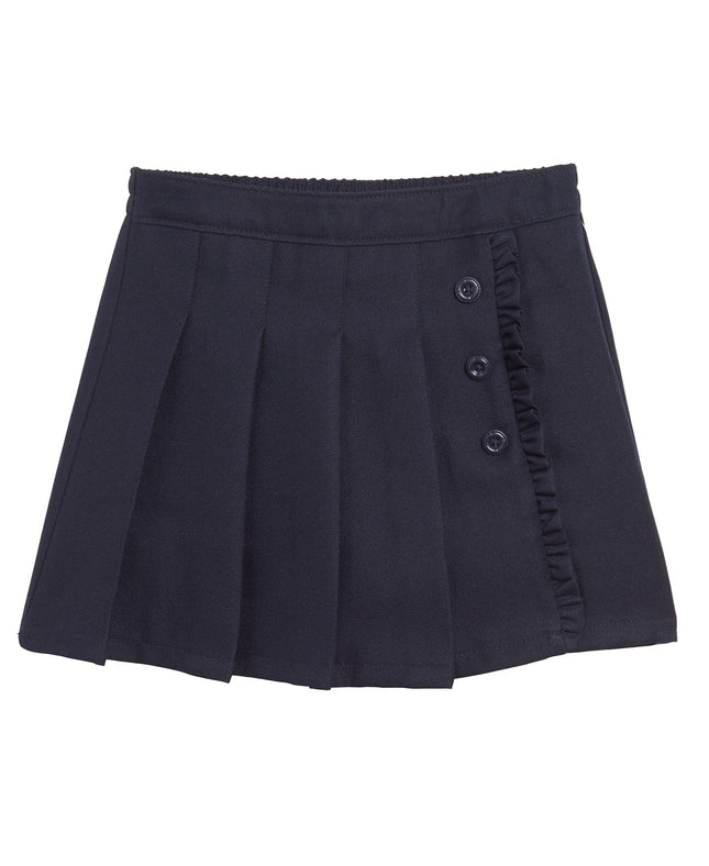 Nautica Girls' School Uniform Pleated Pull-on Scoo