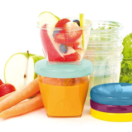 Babymoov Leak Proof Storage Bowls | BPA Free Containers With Lids, Ideal to Store Baby Food or Snacks for Toddlers (PICK YOUR SET SIZE)