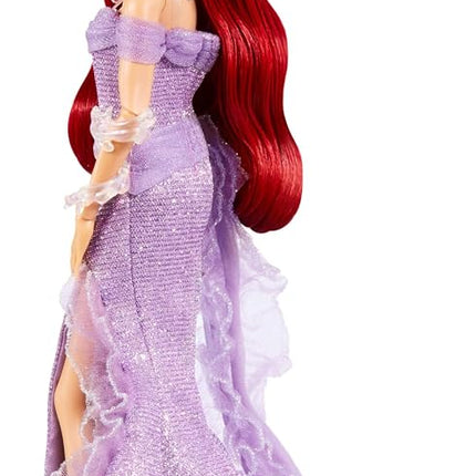 Mattel Disney Collector Ariel The Little Mermaid Doll with Display Stand, Inspired by Disney Movie 35th Anniversary