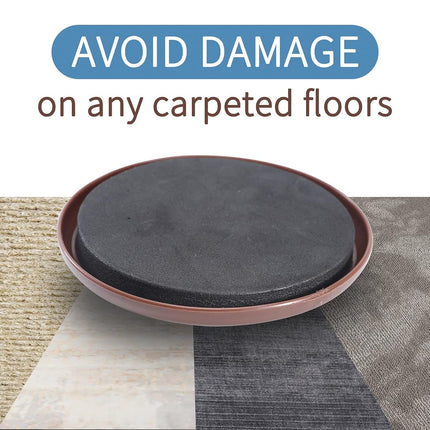 Kayzn Furniture Sliders for Carpet,8 Pack 3 1/2" Furniture Moving Pads