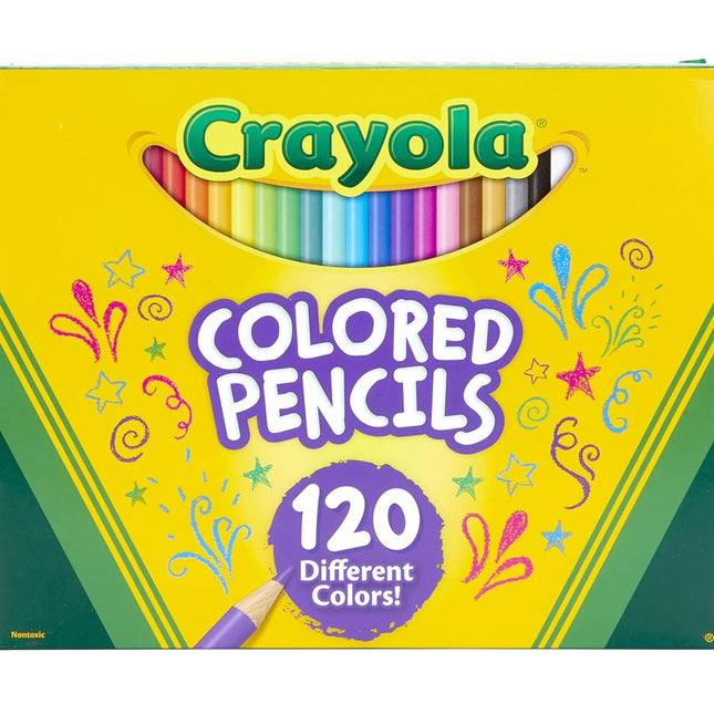 Crayola Color Sticks (120ct), Classroom Supplies, Woodless Colored Pencils Bulk Classpack, 12 Colors