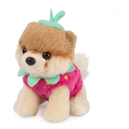 GUND Boo, The World's Cutest Dog Strawberry Plush Toy, Pomeranian Stuffed Animal for Ages 1 and Up, Spring Decor, 12.7 cm