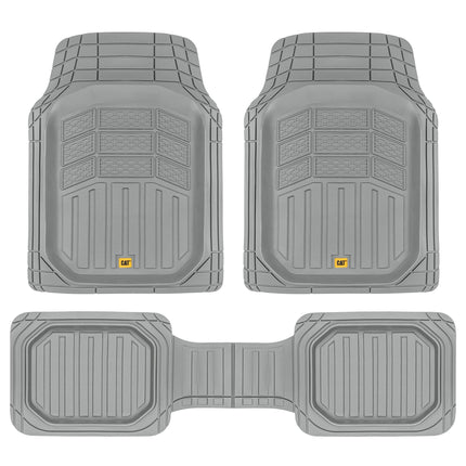 CAT Gray Car Floor Mats Full Set - Universal Heavy