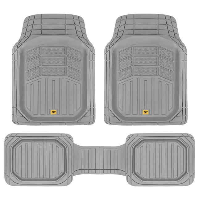 CAT Gray Car Floor Mats Full Set - Universal Heavy