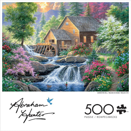 Buffalo Games - Summertime Mill - 500 Piece Jigsaw Puzzle for Adults