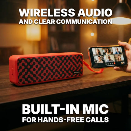 Rockville Faze Portable Bluetooth Speaker TWS Wireless Link 36 Hour Battery